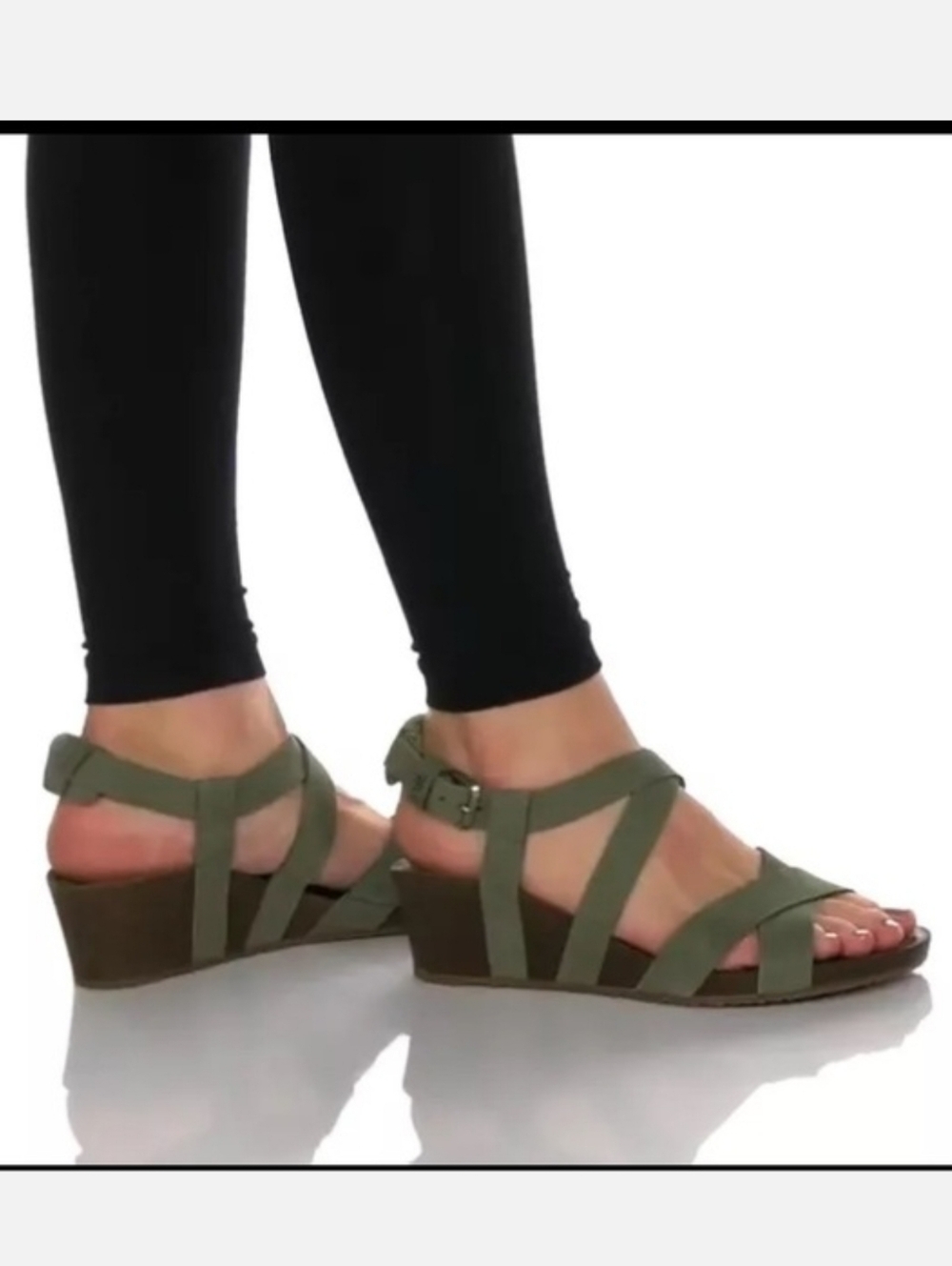 Teva Mahonia Leather Strappy Wedge Sandal 10